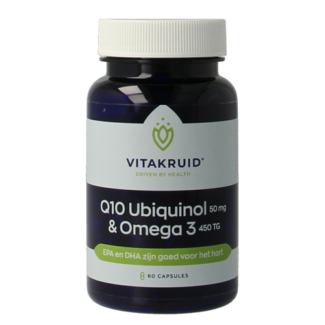 Vitakruid Vitakruid Q10 Ubiquinolo 50 mg & Omega 3 450 TG 60 Capsule
