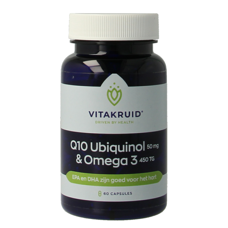 Vitakruid Q10 Ubiquinolo 50 mg & Omega 3 | Benessere Premium