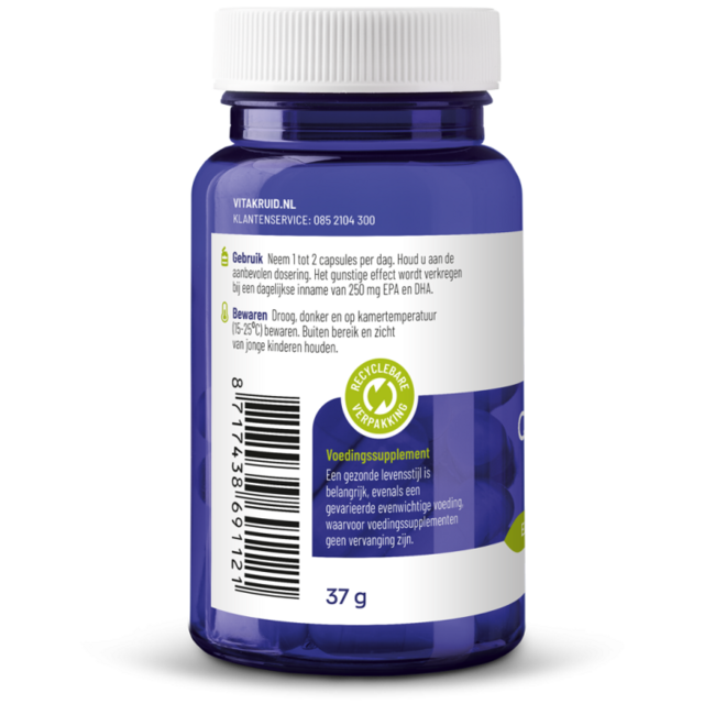 Vitakruid Q10 Ubiquinolo 50 mg & Omega 3 450 TG 60 Capsule