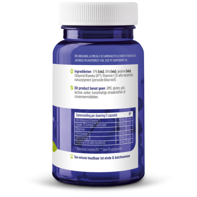 Vitakruid Q10 Ubiquinol 50 mg & Omega 3 450 TG 60 Kapseln