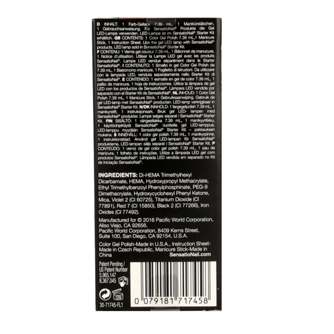 Sensationail Color gel mauving 7.4 Millilitres