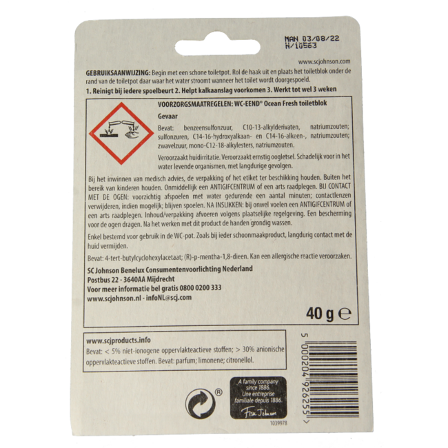 Canard-WC Bloc WC Ocean Fresh 40 g