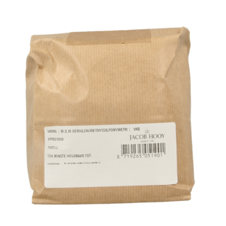 Jacob Hooy Jacob Hooy MSM gemalen methylsulfonylmethaan 1 Kilogram