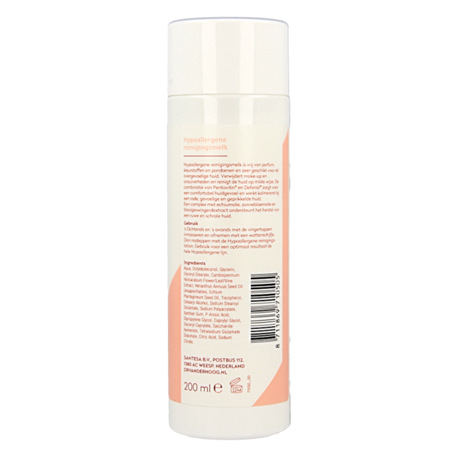 Latte Detergente Ipoallergenico Sensibile Dr. van der Hoog 200 Millilitri