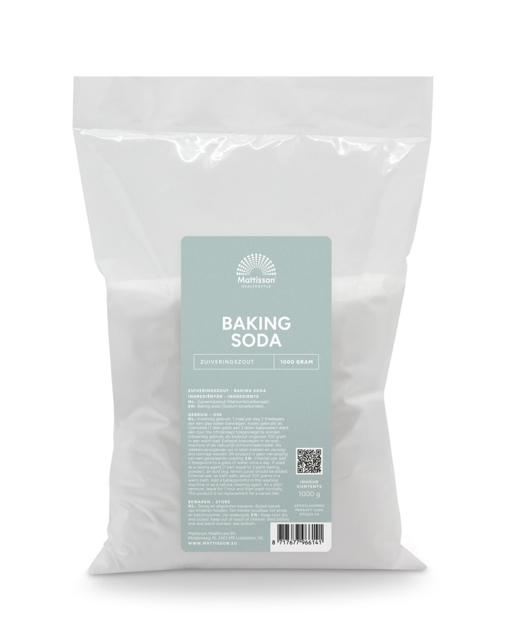 Mattisson Bicarbonato di Sodio 1kg | Benessere Versatile