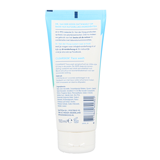 Clearskin facewash tube 100 Millilitres
