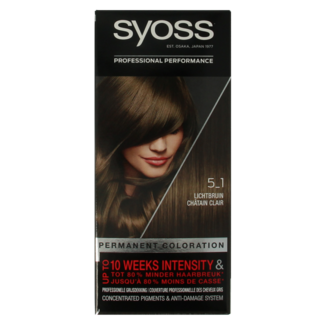 Syoss Syoss Color baseline 5-1 Farba do włosów jasny brąz 1 Zestaw