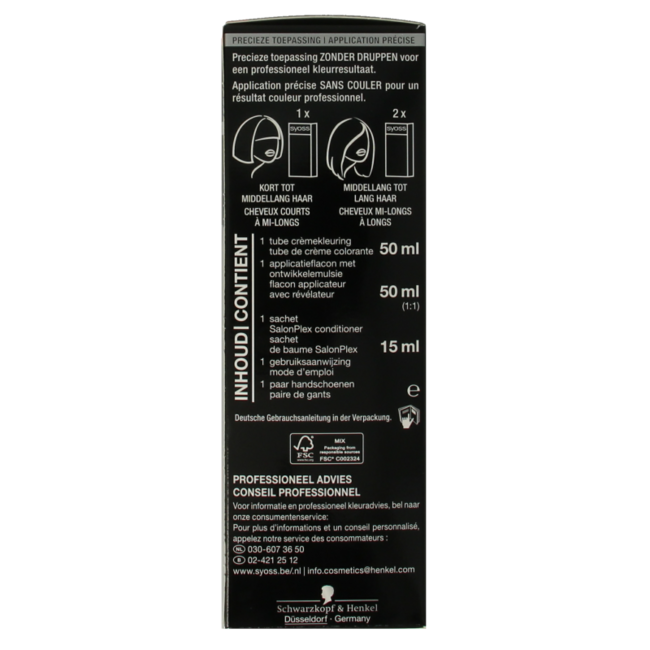 Syoss Color Baseline 5-1 Light Brown Hair Dye 1 Set