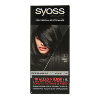 Syoss Tinta per capelli Syoss Color base 1-1 Nero 1 Set