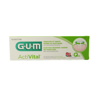 GUM GUM Activital toothpaste 75 Millilitres