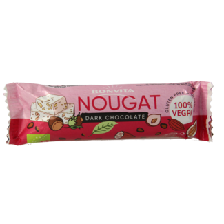 Bonvita Organic dark chocolate nougat 40 grams