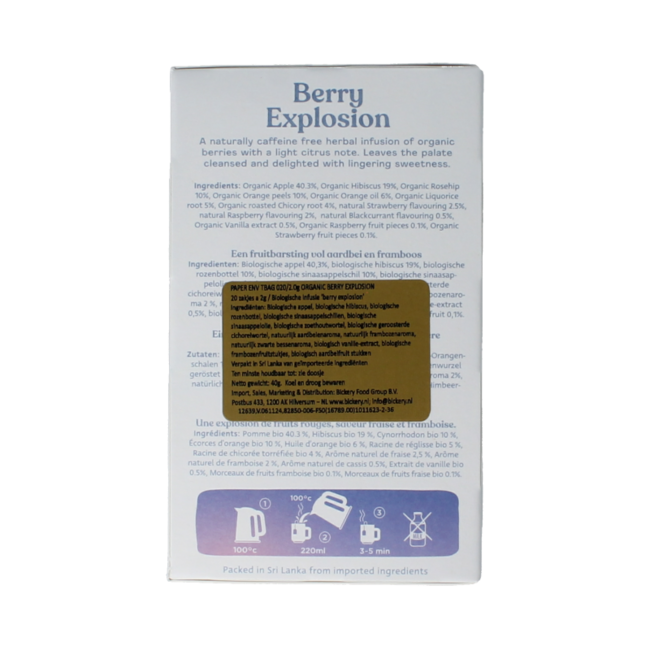 Dilmah Berry Explosion Tee Bio 20 Beutel