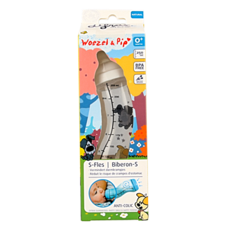 Difrax Biberon S 250 ml Woezel & Pip - 1 unité