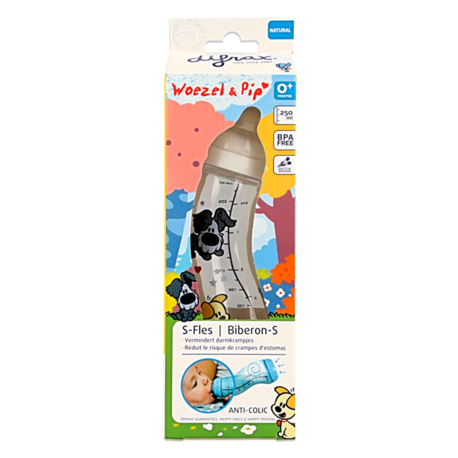 S-Flasche 250 ml Woezel & Pip, 1 Stück