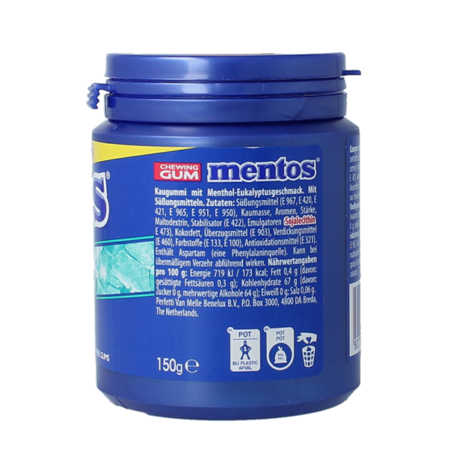 Mentos Gum Breeze Mint 100 unidades