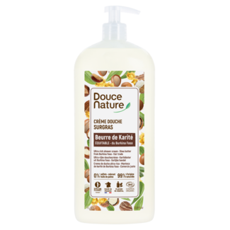 Douce Nature Shower gel shea butter ultra-rich organic 1 Litre