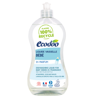 Ecodoo Ecodoo Geschirrspülmittel flüssig hypoallergen baby-safe bio 500 Milliliter