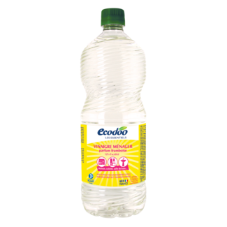 Ecodoo Weißer Alkoholessig mit Himbeerduft, Bio, 1 Liter