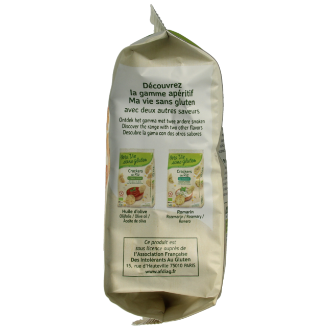 Rice crackers sweet chili gluten-free organic 40 Gram