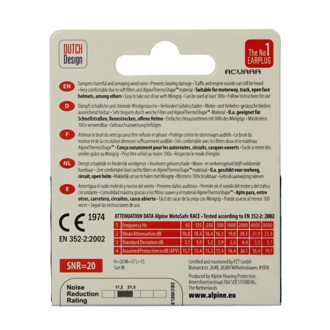 Alpine Motosafe Race (1 Paio)