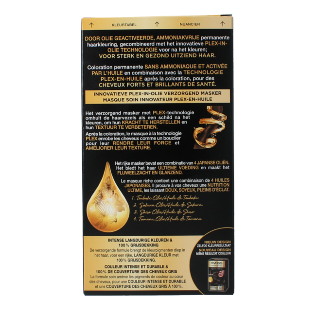 Syoss Color Oleo Intense 4-50 lodowy brąz farba do włosów 1 zestaw