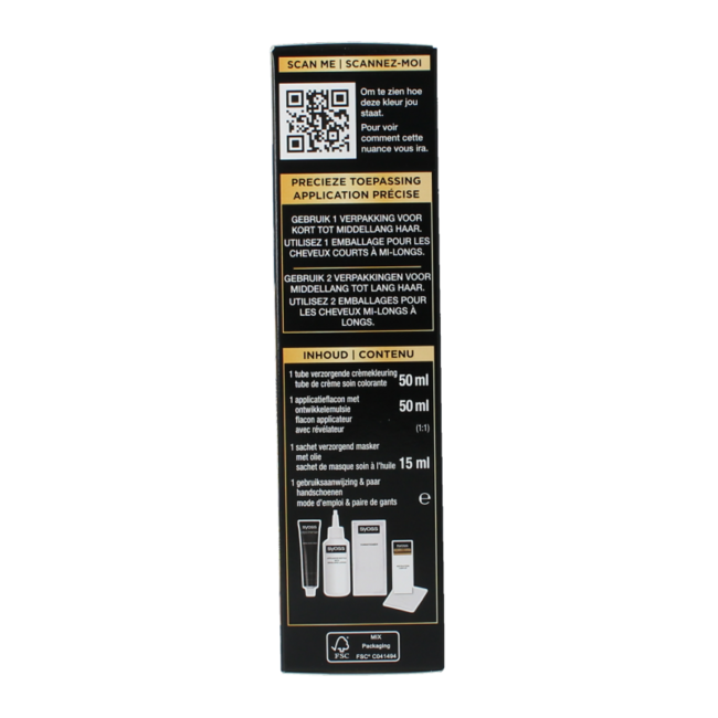 Syoss Color Oleo Intense 4-50 Icy Brown Hair Dye 1 Set