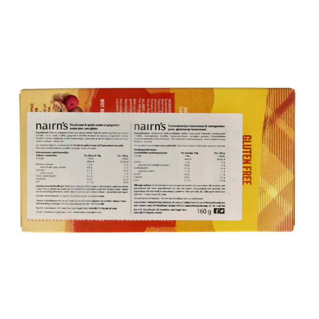 Galletas Biscuit breaks de jengibre 160 gramos