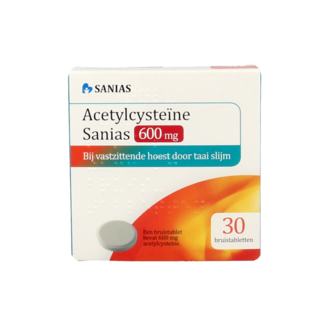 Sanias Acetilcisteína 600 mg 30 comprimidos efervescentes