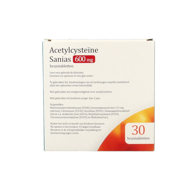 Acetylcystein 600 mg 30 Brausetabletten
