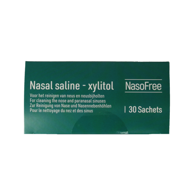 NasoFree nasal rinsing salt 6.5g xylitol 30 sachets