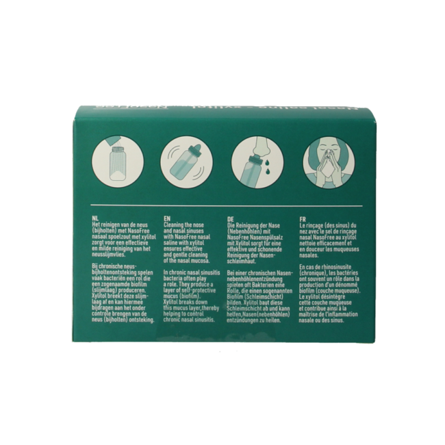 NasoFree nasal rinsing salt 6.5g xylitol 30 sachets