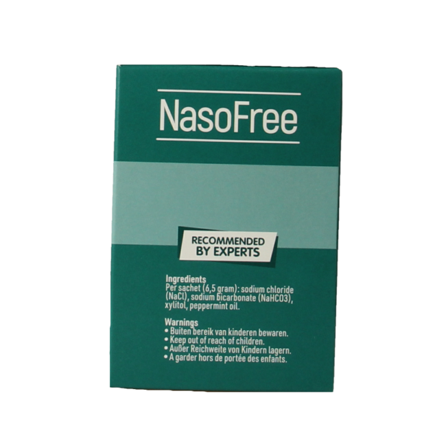NasoFree nasal rinse salt 6.5 g xylitol 30 pieces