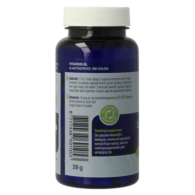 L-Tirosina 500mg de fermentación 60 Cápsulas vegetarianas
