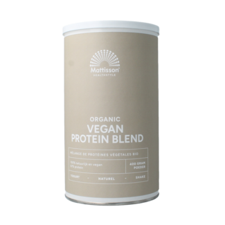 Mattisson Mattisson Mezcla de proteínas veganas orgánicas 67% bio 400 Gramos