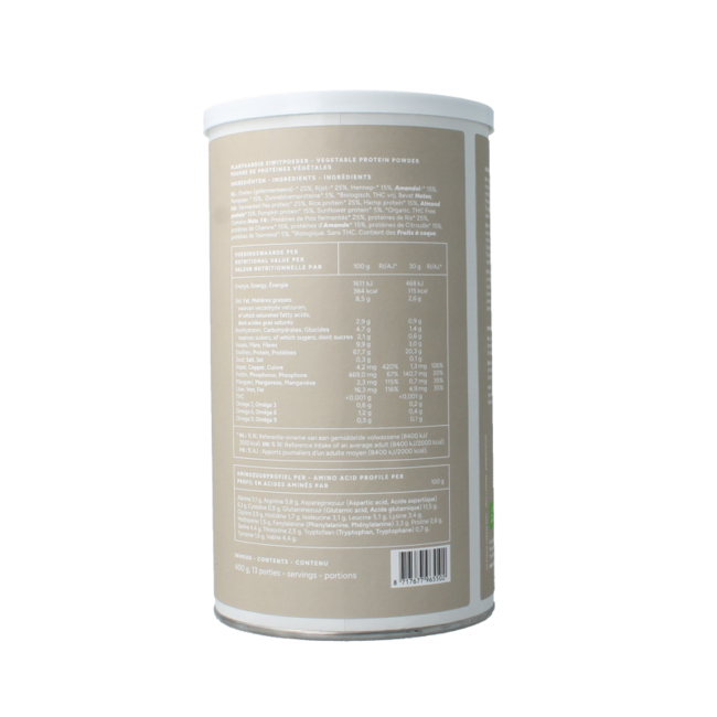 Mattisson Organiczna wegańska mieszanka białkowa 67% bio 400 Gram