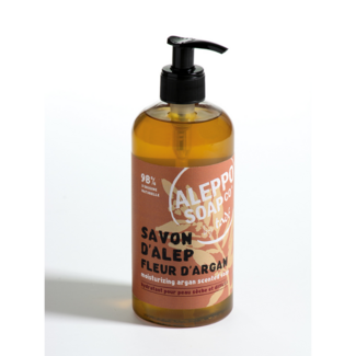 Aleppo Soap Co Aleppo Soap Co Organic exfoliating argan soap with pump 500 Millilitres