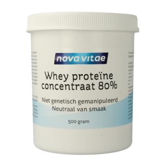 Nova Vitae Nova Vitae Whey Proteinkonzentrat 80 % 500 Gramm