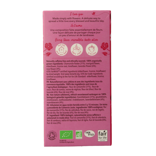 Love Organic Tea 20 Sachets