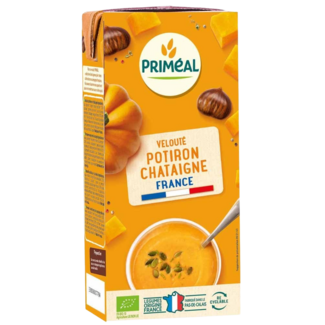 Primeal Velouté sopa espesa de calabaza y castaña bio 330 mililitros