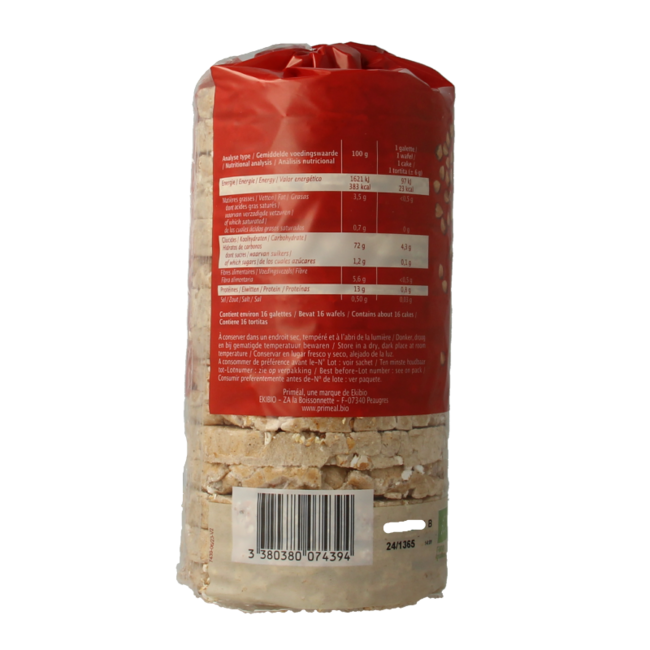 Crackers au sarrasin bio 100 g