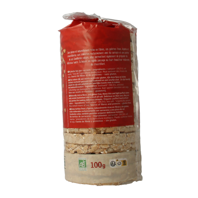 Crackers de trigo sarraceno bio 100 g