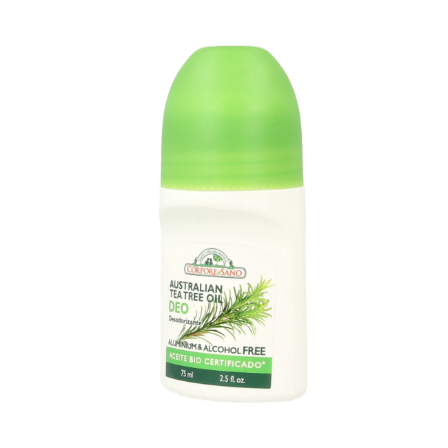 Desodorante roll-on Corpore Sano árbol de té 75 ml