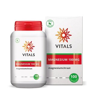 Vitals Magnesium Citrate 100 mg 100 Capsules