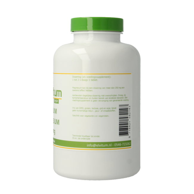 Elvitum Premium magnez 200 mg, 180 tabletek