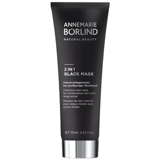 Borlind Borlind Masker skin & pore black 2-in-1 75 Milliliter