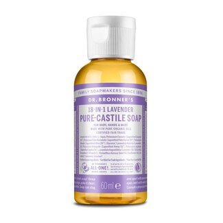 Dr Bronners Dr Bronners Jabón líquido lavanda 60 mililitros