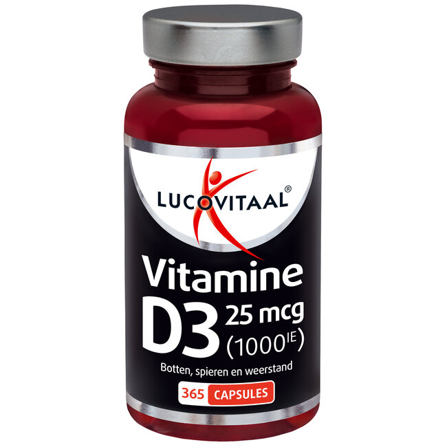 Vitamin D3 25mcg 365 Capsules
