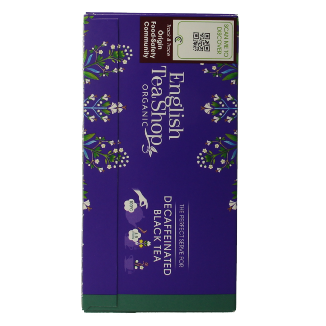 English Tea Shop Breakfast Déca Bio 20 Sachets