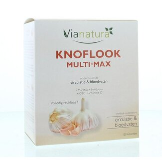Vianatura Vianatura Knoflook multi 120 Comprimidos