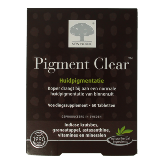 New Nordic New Nordic Skin care pigment clear 60 Compresse